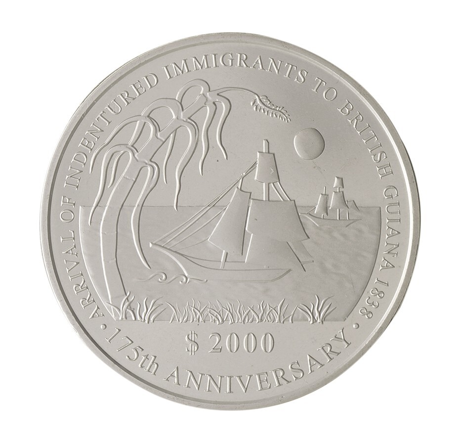 Guyana 2000 Dollars, 2013, KM #58, Mint, Commemorative