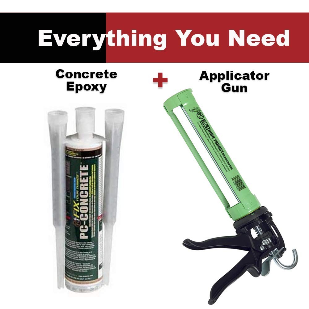 PC-Concrete Anchoring Paste 8.6 oz with Dispensing Gun