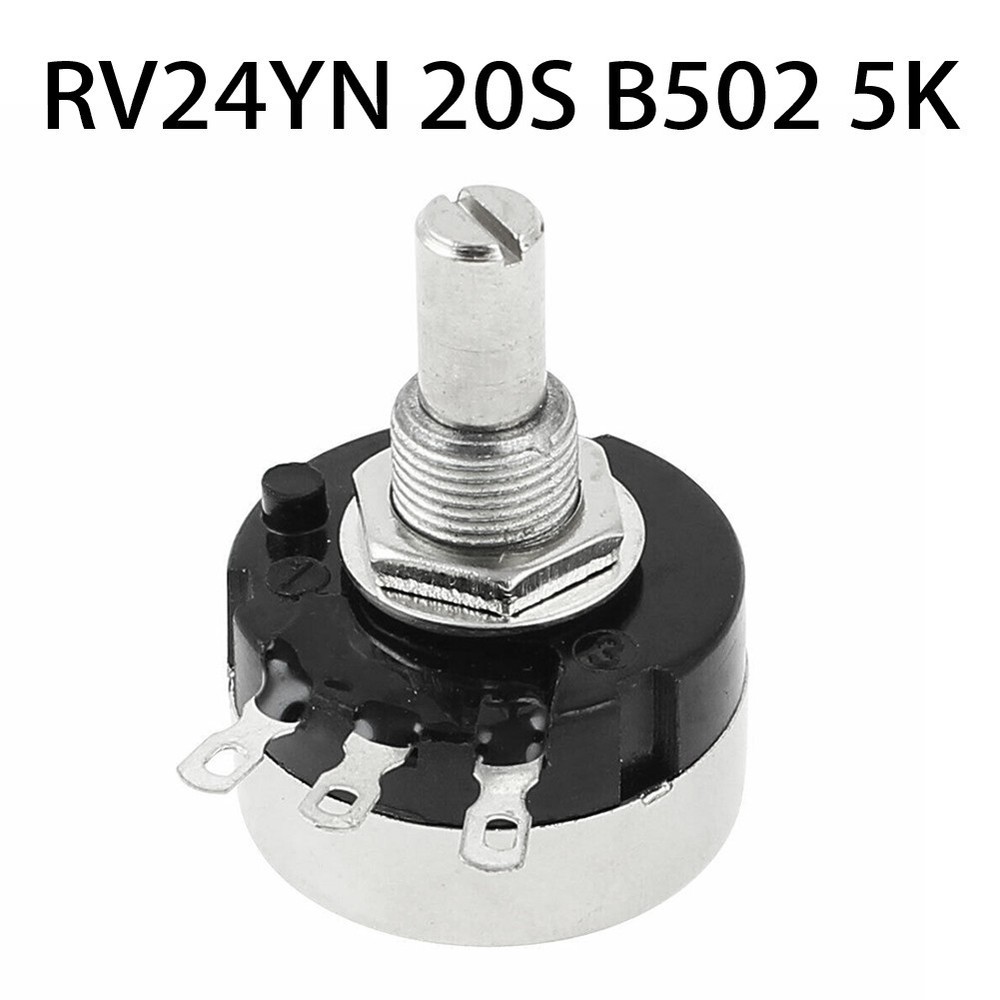 Variable Resistors Passive Components Potentiometer RV24YN 20S 300° 5K
