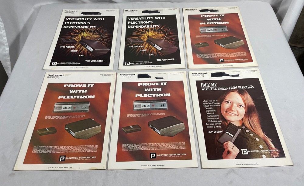 FIRE COMMAND magazine 12 issues from 1976