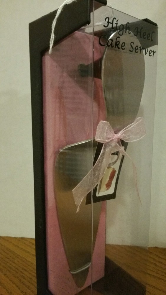 High Heel Cake Server Wild Eye Designs Bridal Shower NEW