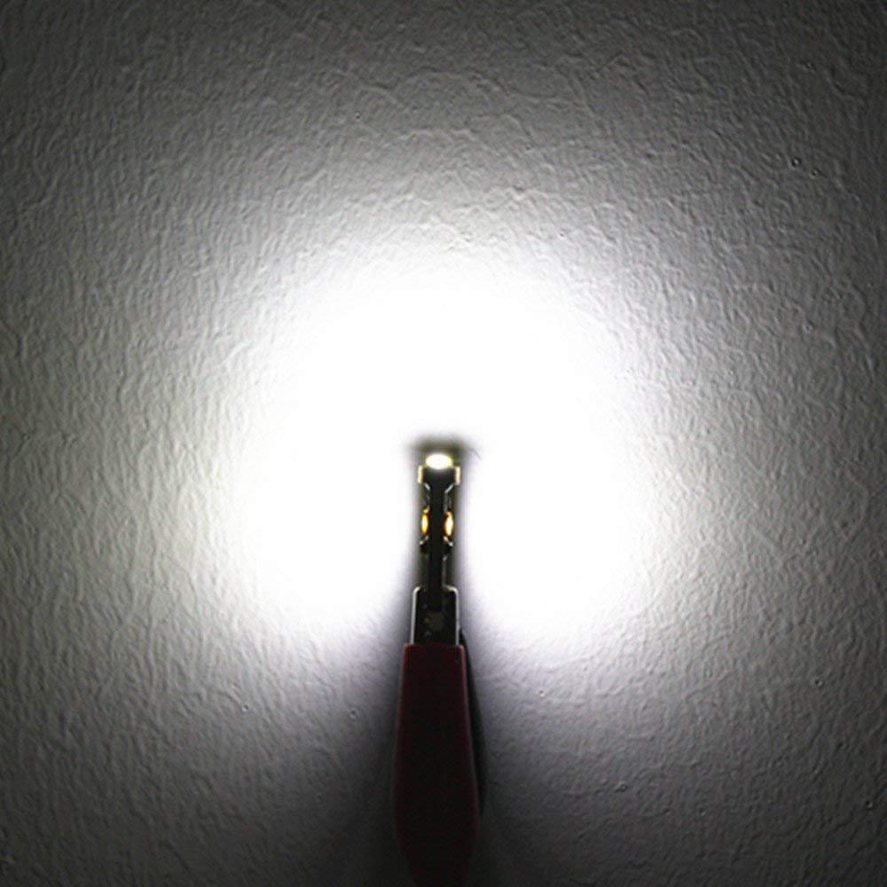 Alla Lighting 6000K LED T5 PC37 Instrument Panel Light Bulb Indicator Lamp White
