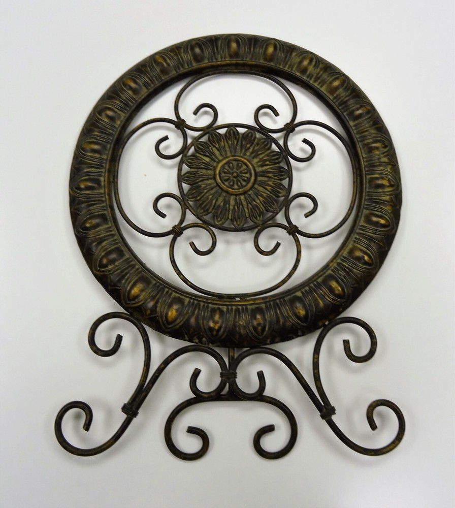 Vintage Brass Table Top Display