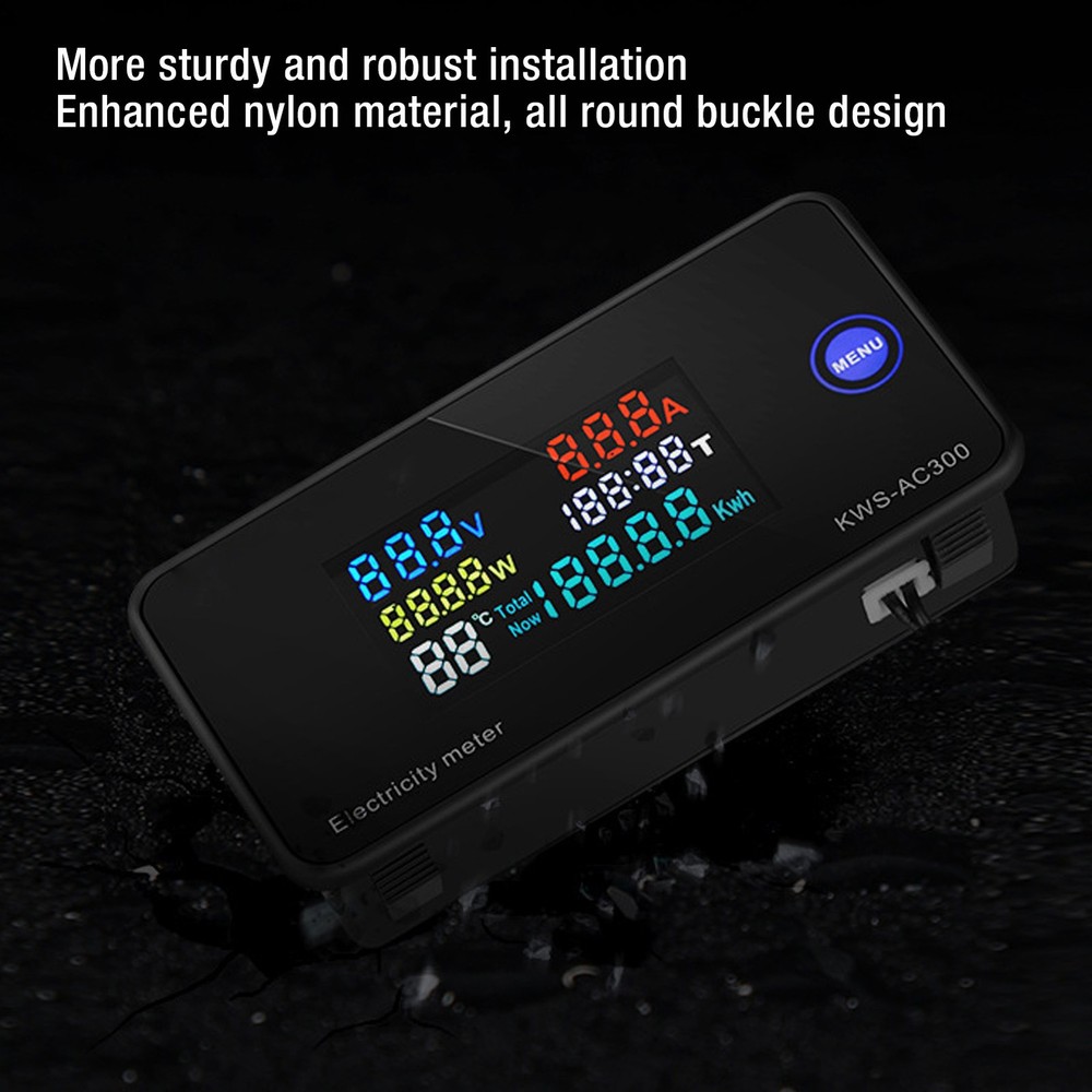 Digital AC Multimeter LCD Display Voltage Current Meter For Industrial Enterpris