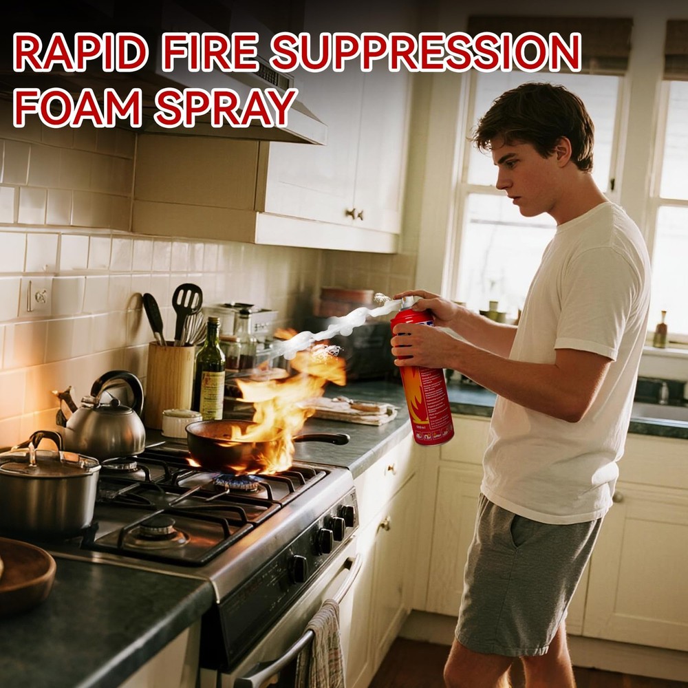 4-Pack Fire Extinguisher with Mount