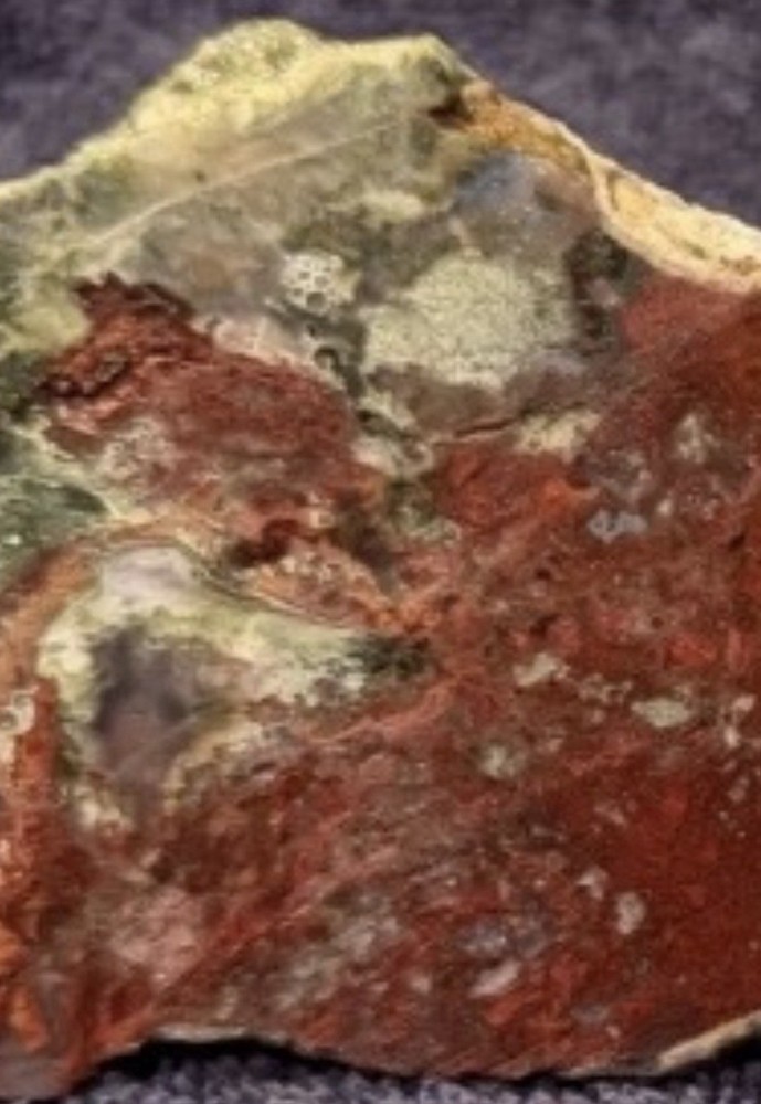 Red Lightning Agate Slab set, Lot#20