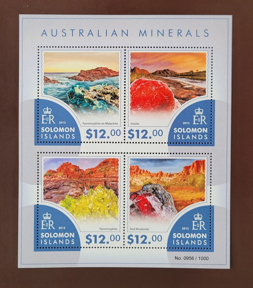 Solomon Islands 2015 / Australian Minerals / 4v ms