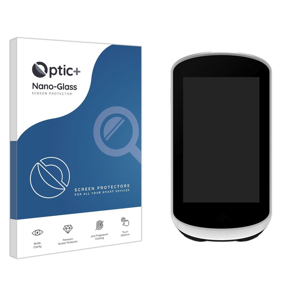 Optic+ Nano Glass Screen Protector for Garmin Edge Explore 2