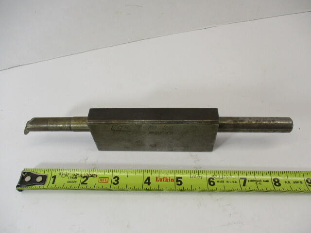 COMET # 1-A Threading Boring Bar 1/2" Shank 8" OAL & Rectangular Block Mount VGC