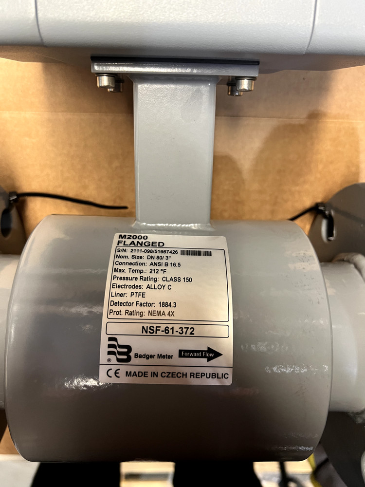 Badger Meter M-Series M2000 Electromagnetic Flow Meter 3” - NEW