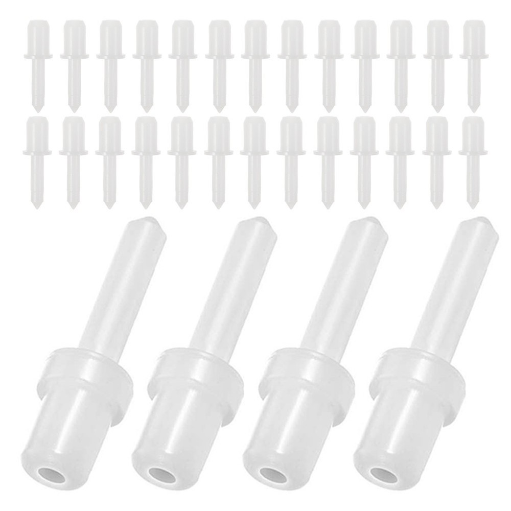 50 Pcs Window Screen Pins Plastic Replacement Kit For Shutter Louvers Repair
