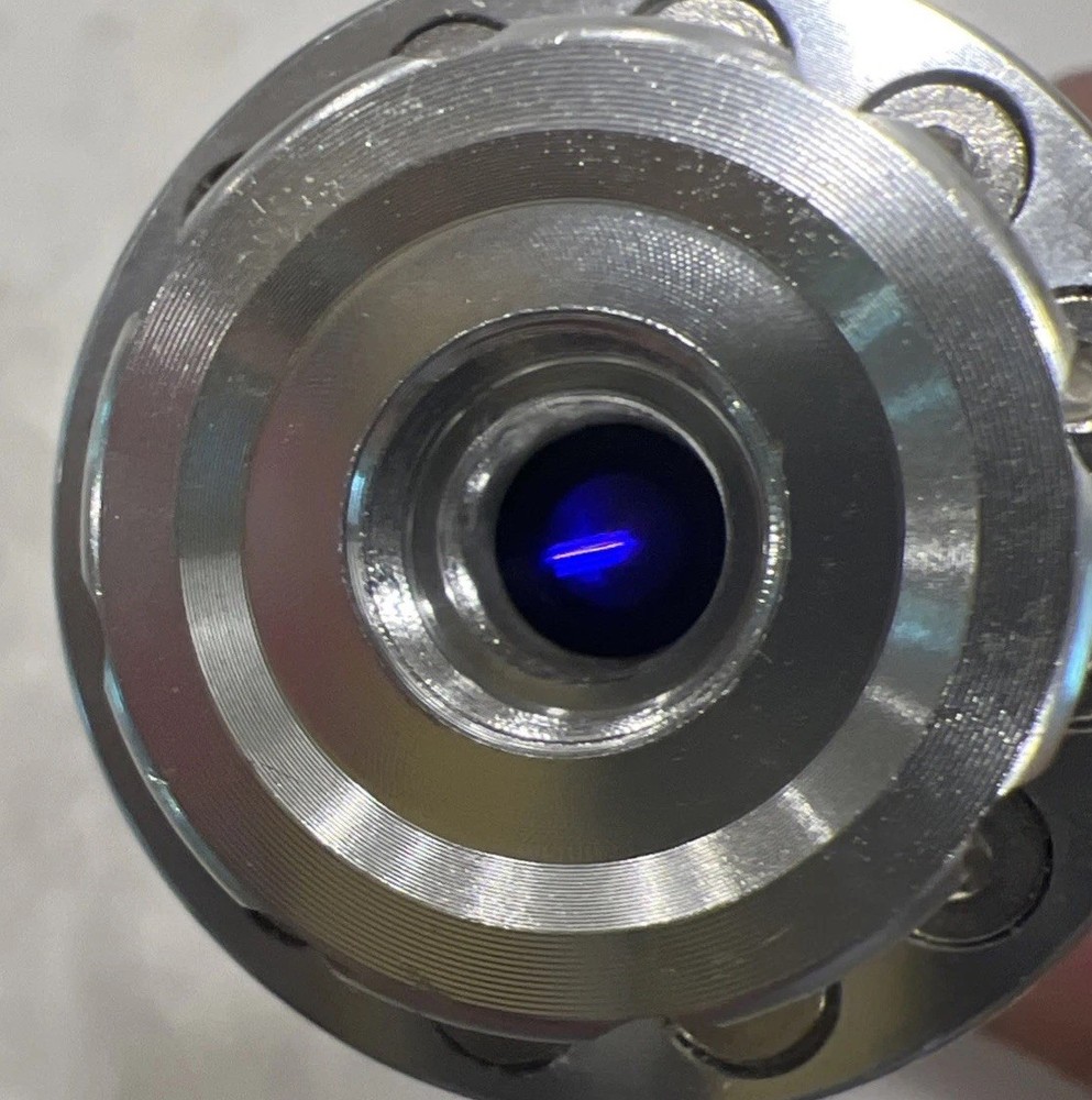 Meter Range Adjustable Zoom Blue Laser Pointer Pen Light Main Unit No Fl. Heads