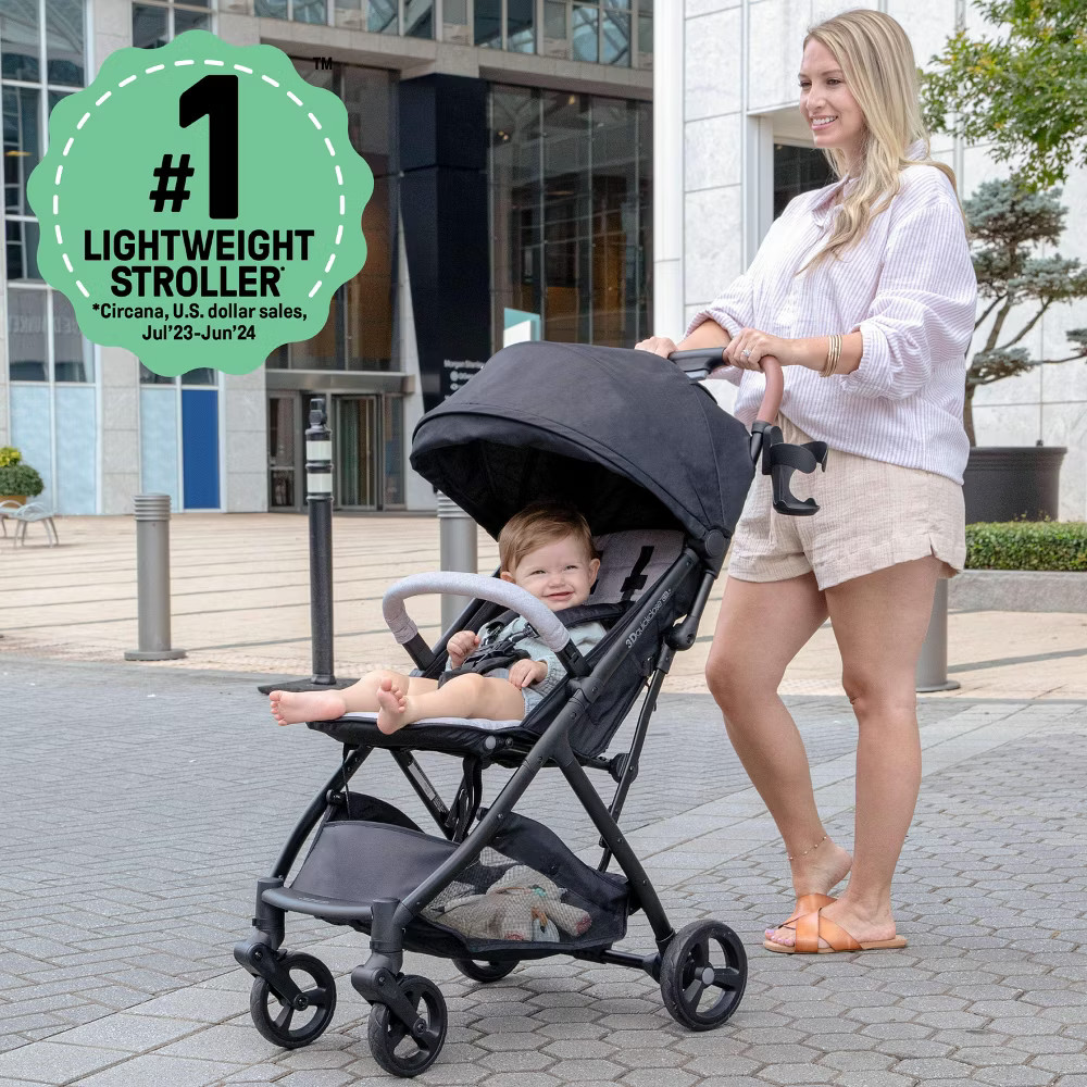 Ingenuity 3Dquickclose CS+ Compact Fold Stroller - Gray