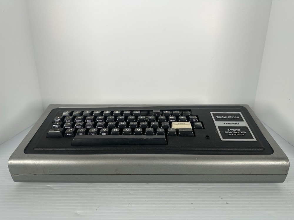 Radio Shack TRS 80 Model 1 26-1006. Computer Powers On