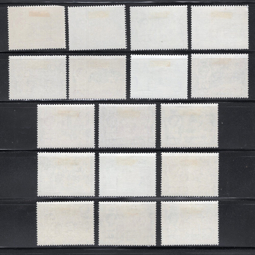 Bermuda 1970 QE2 Buildings Decimal Stamp Set #238-54 MH