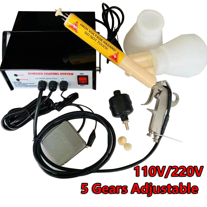 Electrostatic Powder Coating System Powder Coating Machine Spraying Tool 5 Gears