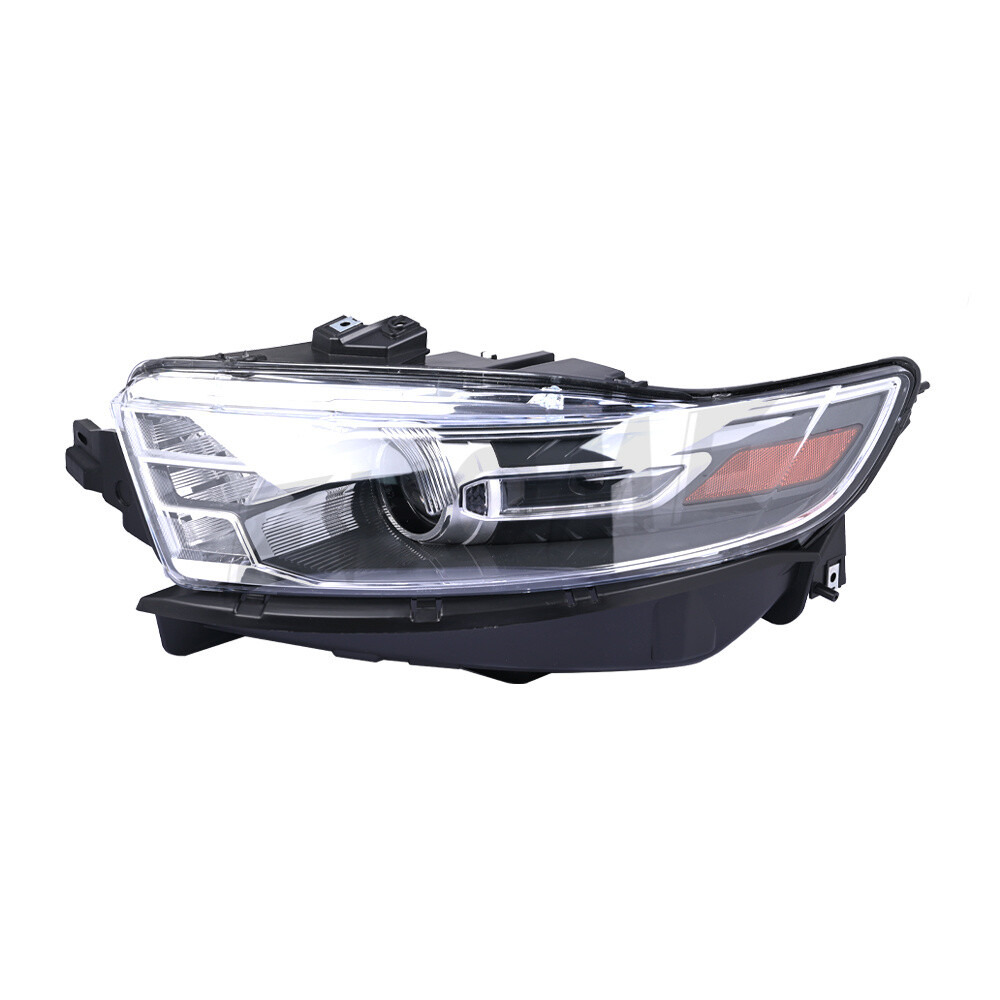 For 2013-2014 Ford Taurus Gray Housing Halogen Headlight W/HIR2 Bulb Left&Right