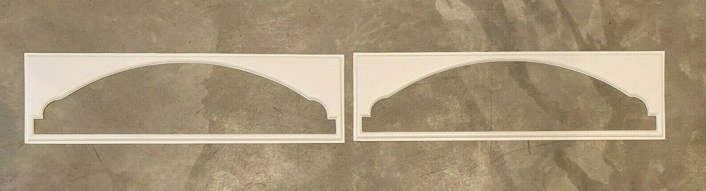 2 Amarr Cathedral Replacement Insert for Long Panel Amarr Garage Door White