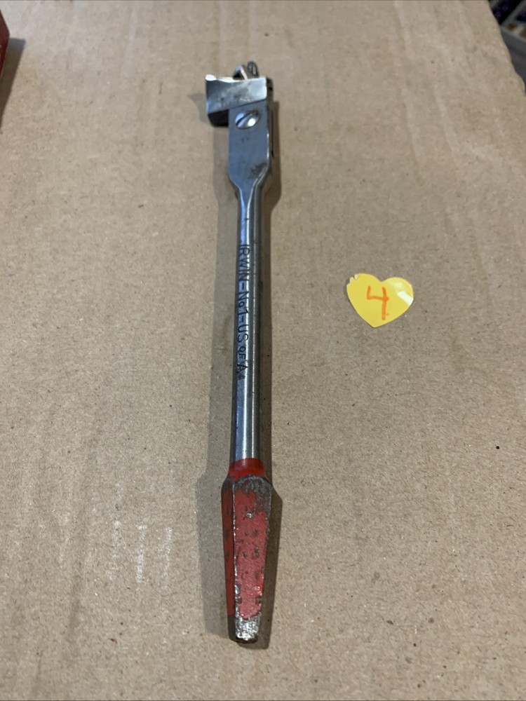 Vintage Irwin Adjustable Auger Bit #1 In Original Box FREE SHIPPING
