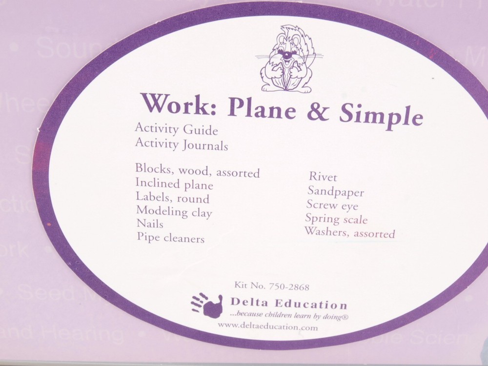 Delta Education Kit Science In A Nutshell Plane & Simple Homeschool Education