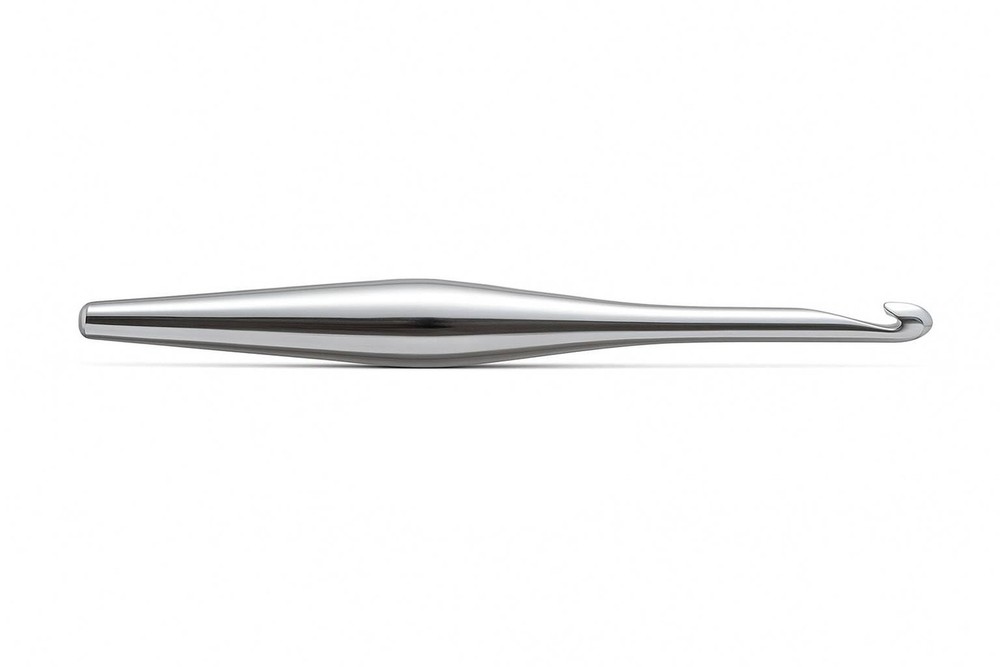 Furls Crochet Hook, Silver Streamline Metal, Ergonomic Handle Crochet Hooks 7...