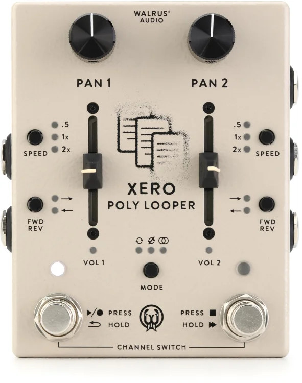 Walrus Audio Xero Polylooper Pedal - Cream
