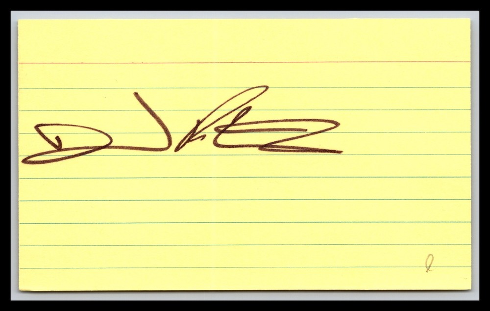 David Puttnam - Actor - 3x5 Card - Signed / Autograph (e)