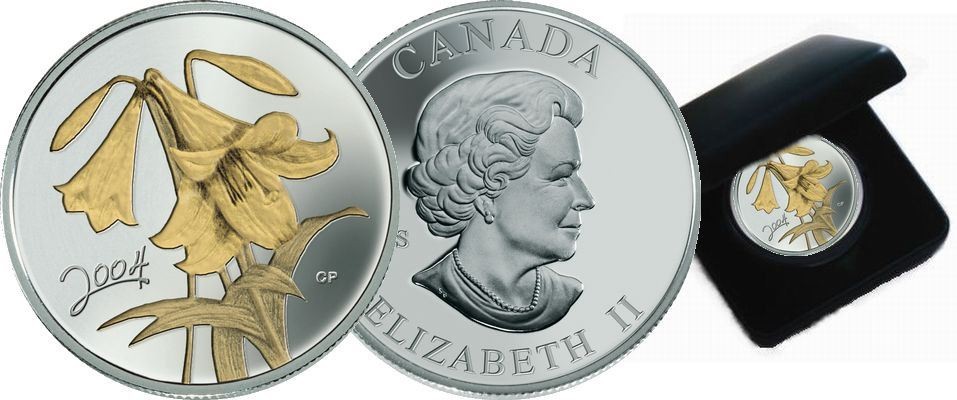 2004 50-cent CANADA EASTER LILY