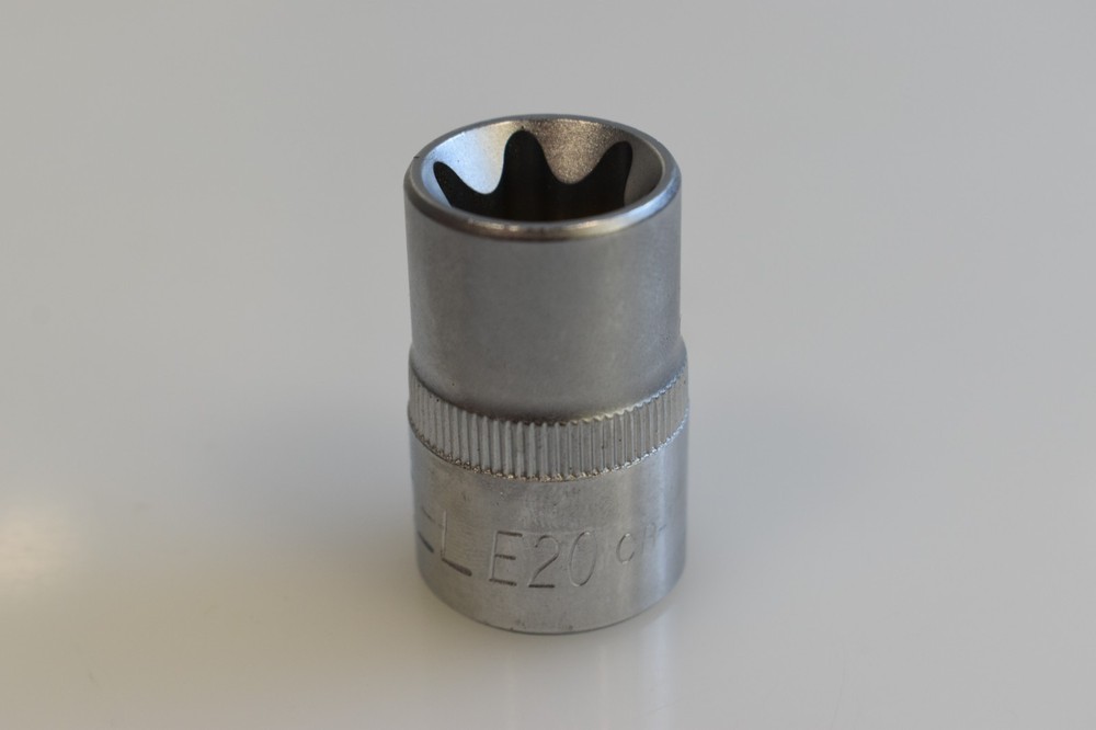 Cornwell Tools CBSE203 E20 TORX External Star Shallow Socket 1/2" Drive Chrome