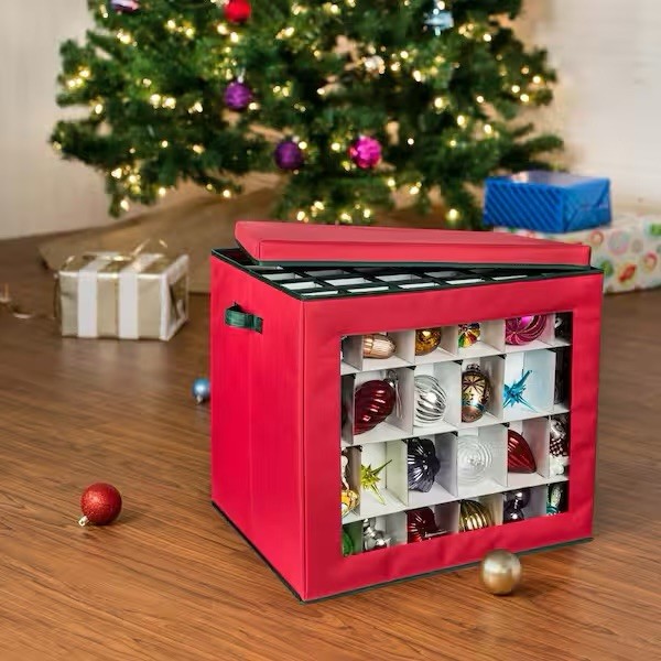 Underbed Christmas Ornament Storage Container 48-3" Ornament Capacity