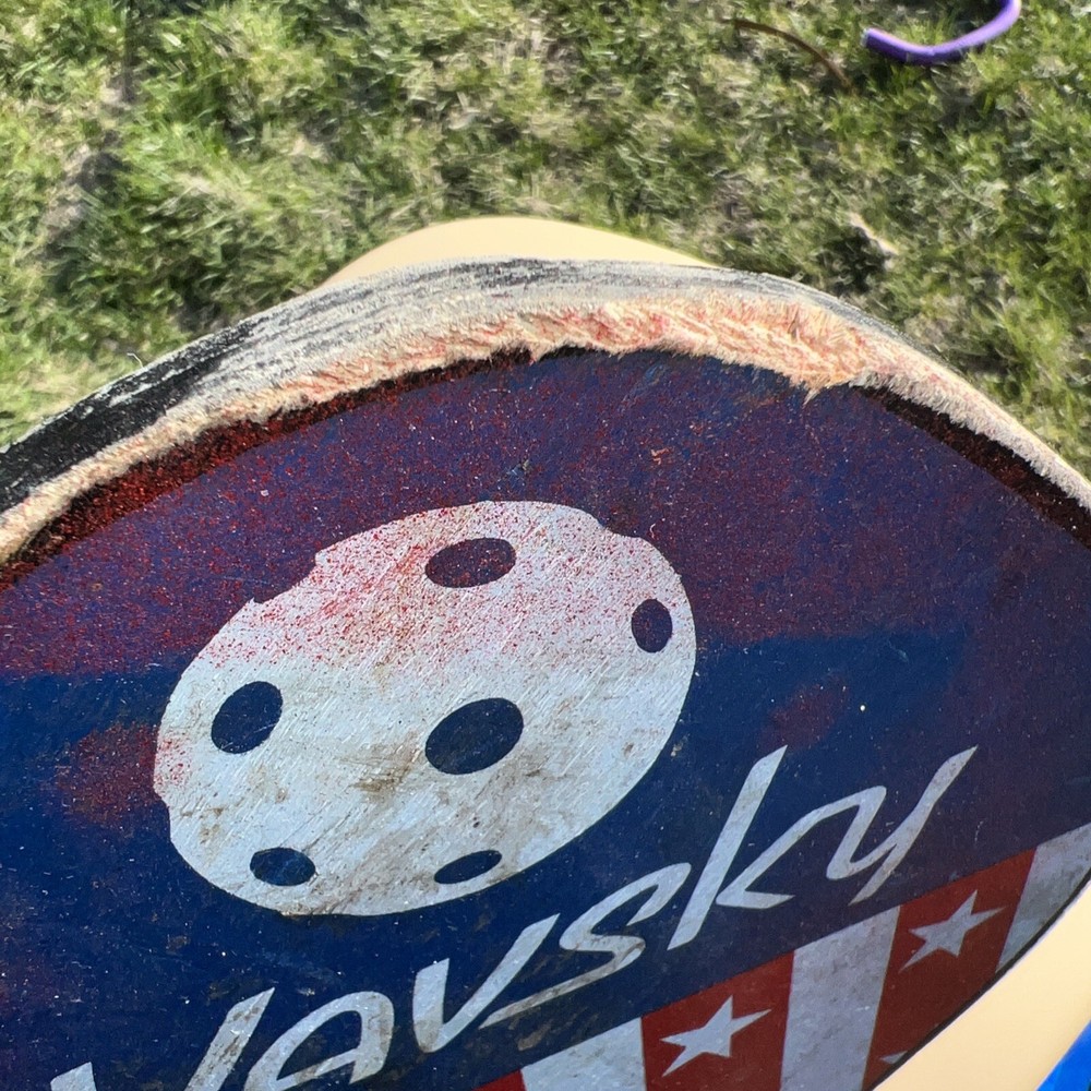 pickle ball paddle Wavsky american flag Has Some Damage