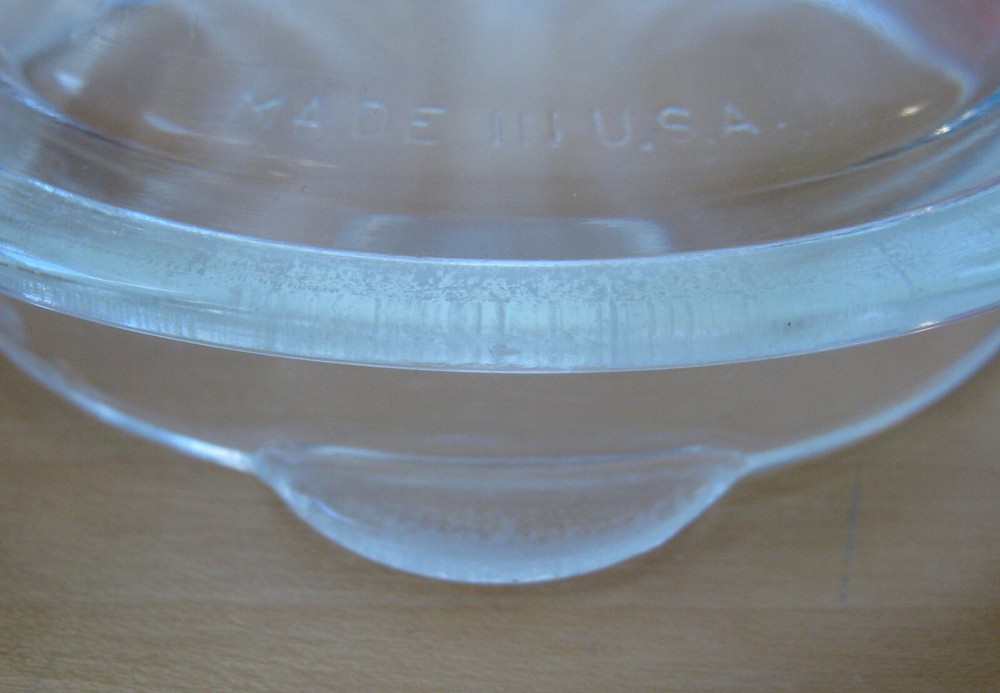 PYREX - Old COFFEE PERCOLATOR with Stick Handle and Tab Handle Lid (no innards)