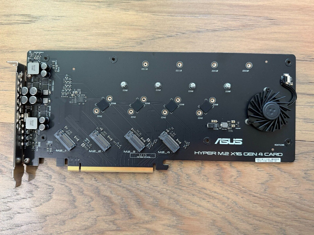 ASUS Hyper M.2 X16 RAID Card PCIe 4 - GEN 4 Expansion Card