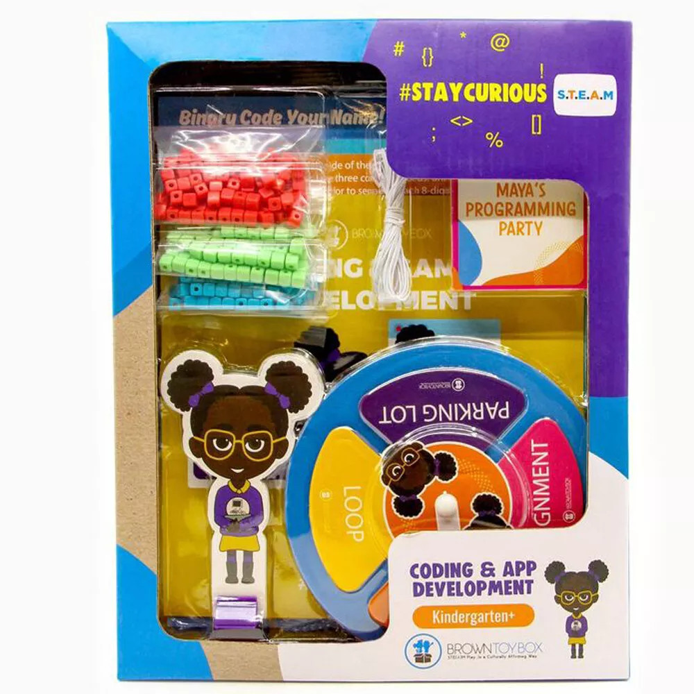 Brown Toy Box Maya Coding & App STEAM Kit