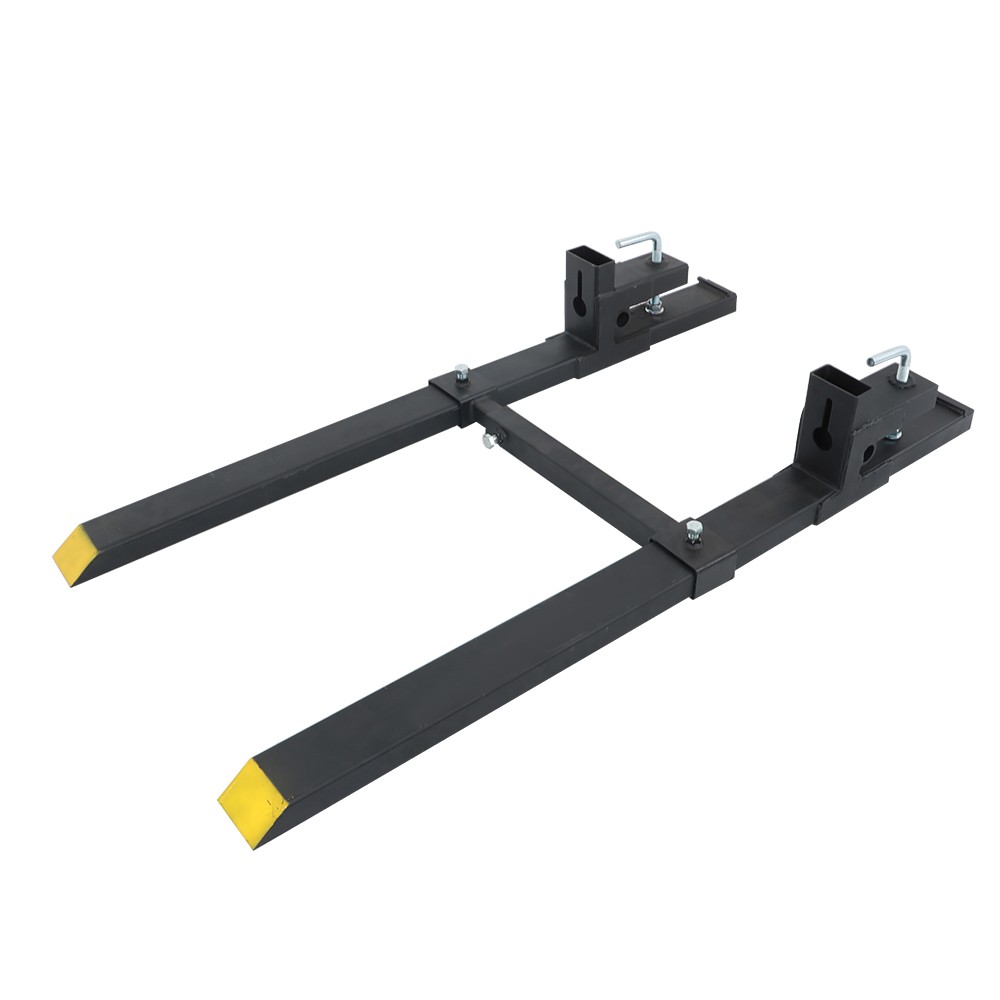 4000Lbs 60'' Tractor Pallet Forks Clamp on Skid Steer Loader Bucket Quick Attach