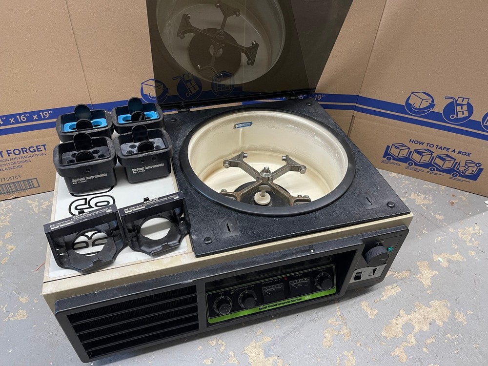 Sorvall Instruments RT6000 Refrigerated Centrifuge W/ Rotor, Buckets, Inserts