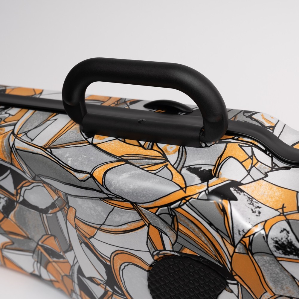 Bam Cube Hightech Contoured Violin Case - Limited Edition - cub2002xln