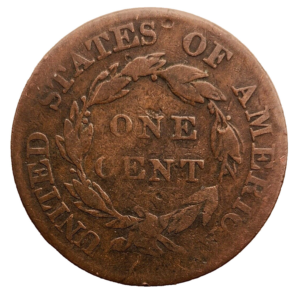1822 Large Cent Coronet Head N-7 R.3 VG Video!!