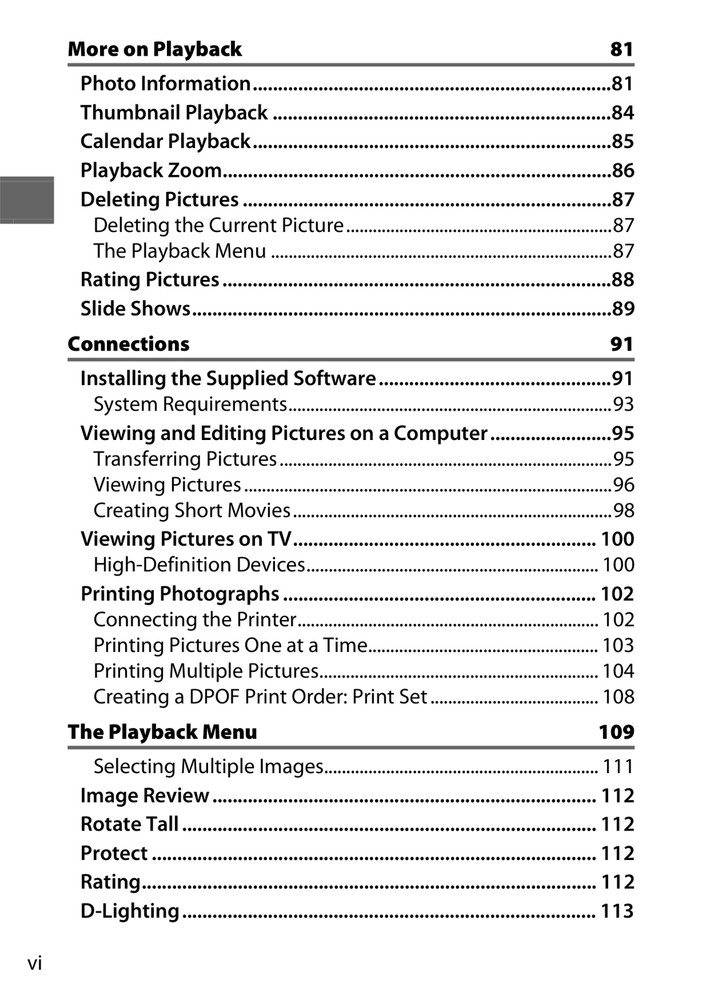 Nikon 1 V2 — Reference Manual User Guide Instructions — 235 Pages — USA Made