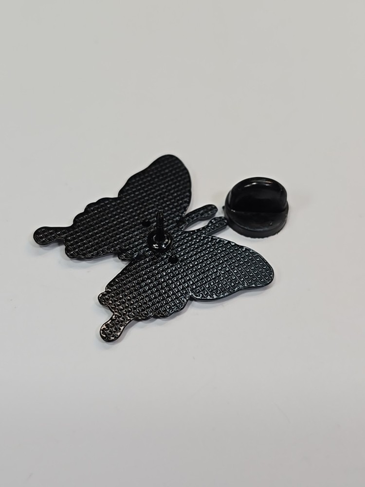 Butterfly Yellow Flower Design Lapel Pin