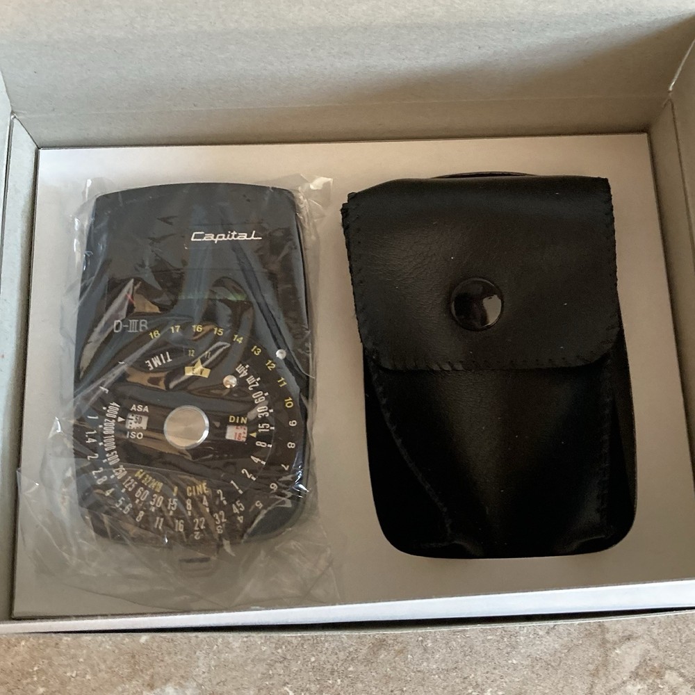CAPITAL D-3B Incident & Reflected Light Reading CDS Exposure Meter + Case