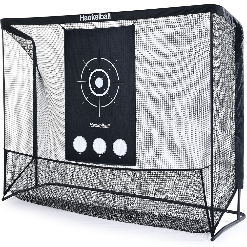 10x7.5ft Heavy-Duty Backyard Golf Practice Net w/Target Cloth Golf Training Net