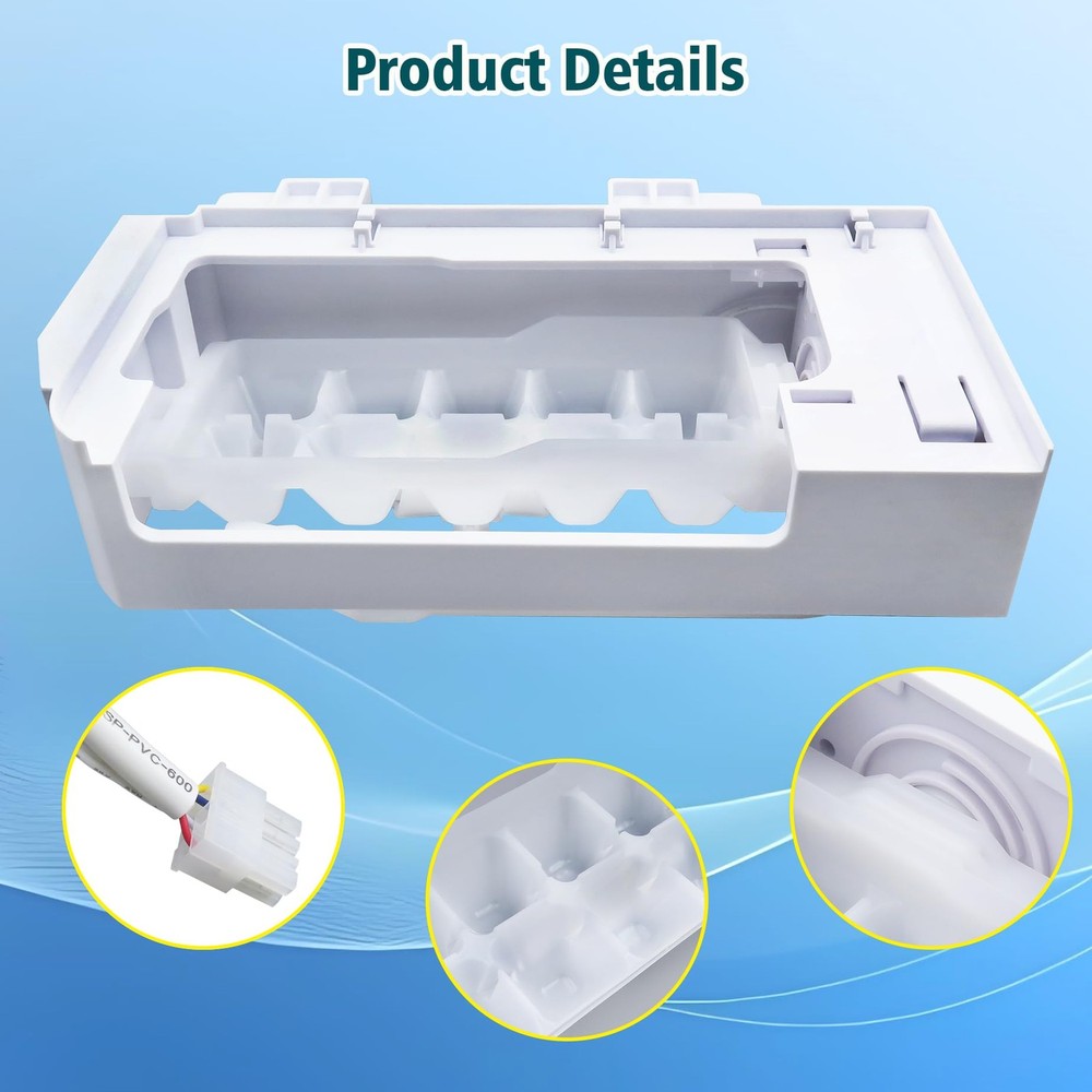 W10873791 W10760070 Refrigerator Ice Maker Assembly OEM...