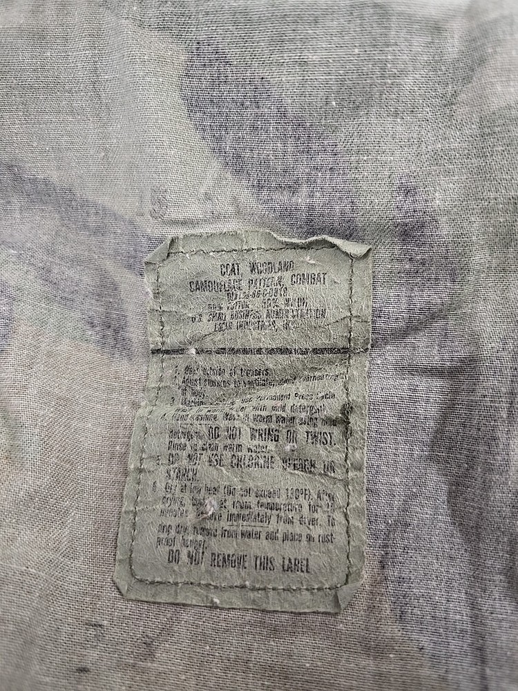 Coat Woodland Camouflage Pattern Combat Medium Regular #W20