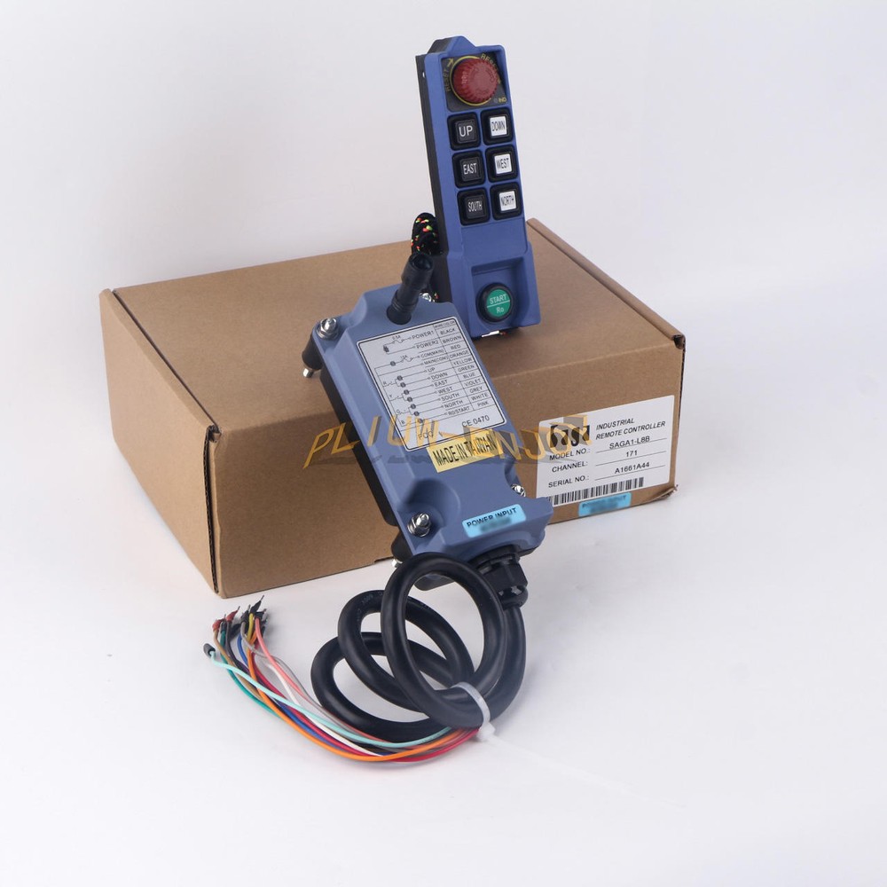 1 Receiver+1 Transmitter Crane Wireless Remote Controller 36V 220 380V SAGA1-L8B