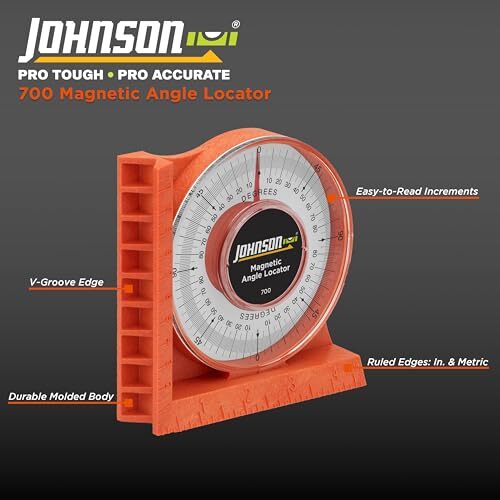 Johnson Level & Tool 700 Magnetic Angle Locator, Assorted Sizes , Styles