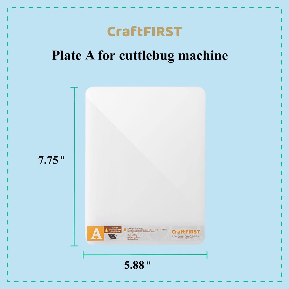 CraftFIRST Cutting Plates & Mats for Cuttlebug Machine Spacer