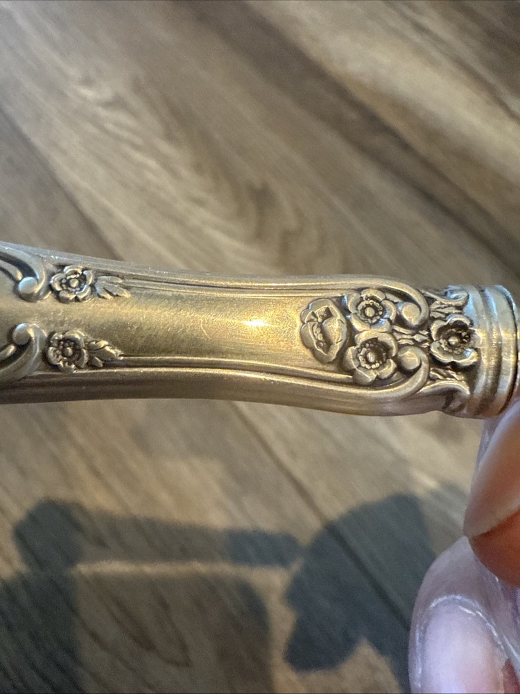 Gorham Sterling Silver Candle Snuffer Vintage Buttercup Pattern Used 9.5"
