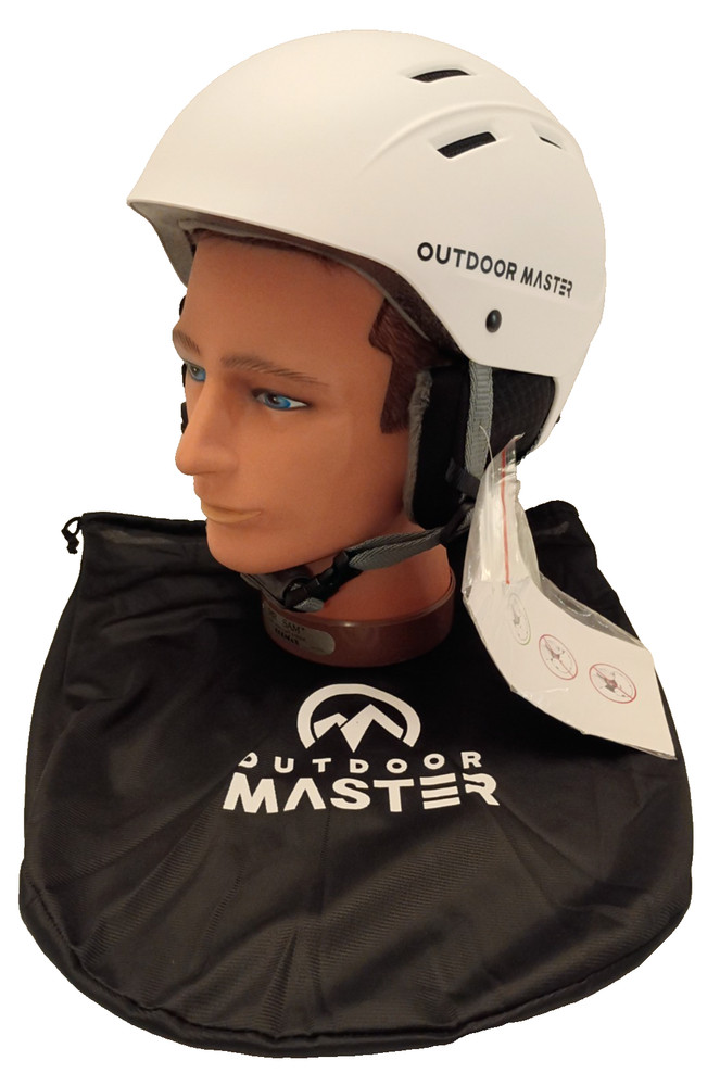 OutdoorMaster Kelvin II Ski Helmet Size Medium White
