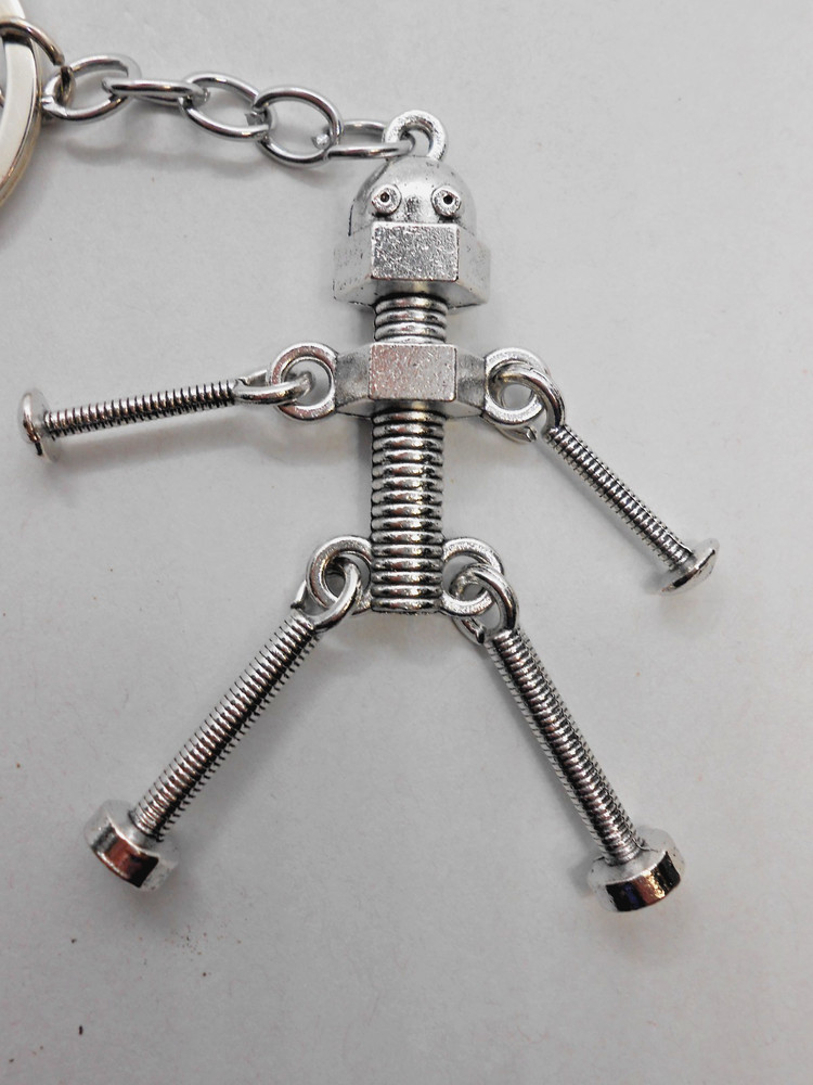 Robot Screw Keychain